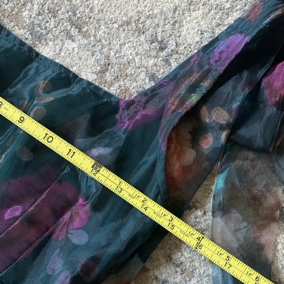 Francesca’s Collections Ivanna Alahna Tiered Floral‎ Maxi Dress XS party chiffon - Picture 10 of 16